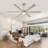 Lofties 66'' Ceiling Fan with LED Lights-261454273