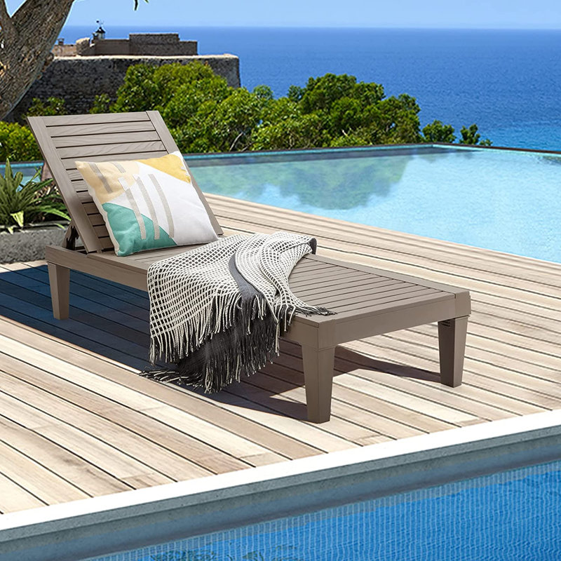 Hvidovre 190cm Long Reclining Single Chaise, Brown