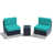 Teal is out of stock selected