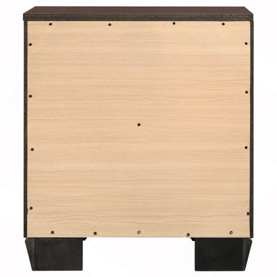 Table de chevet rectangulaire en cuivre 2 tiroirs