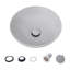 17 Stories 395mm L x 395mm W Natural Ceramic Circular Sink-1179644101