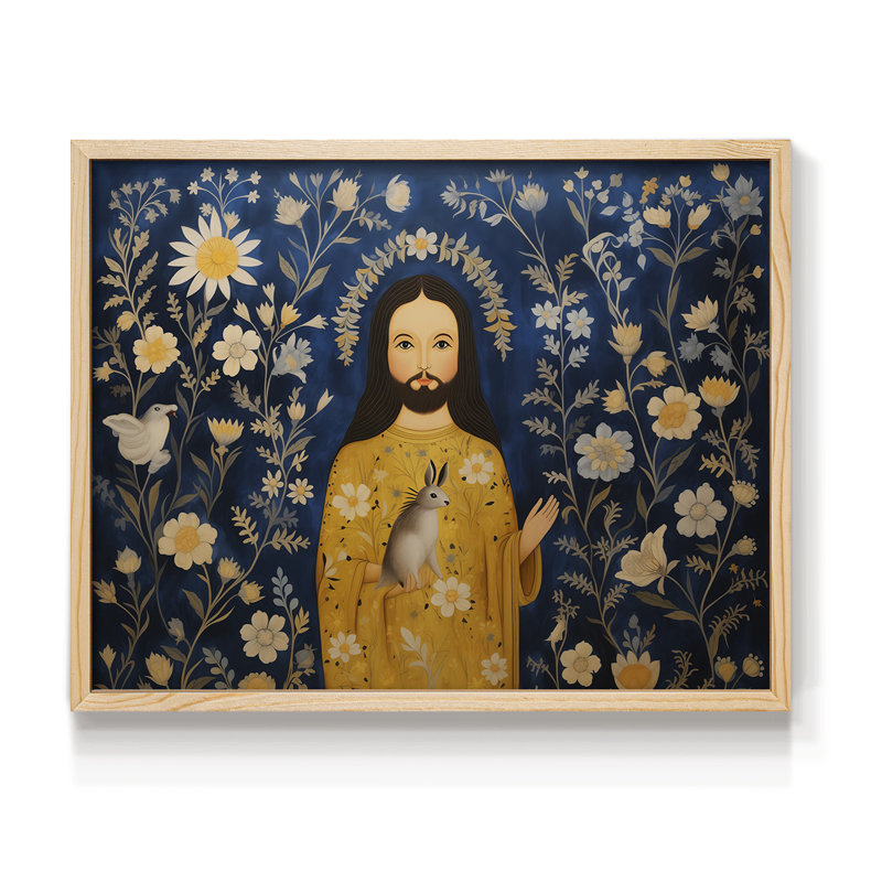 Chirstmas Art-CDII - Reproduction encadrée - Restickable, H 22 po x l 28 po, Naturel