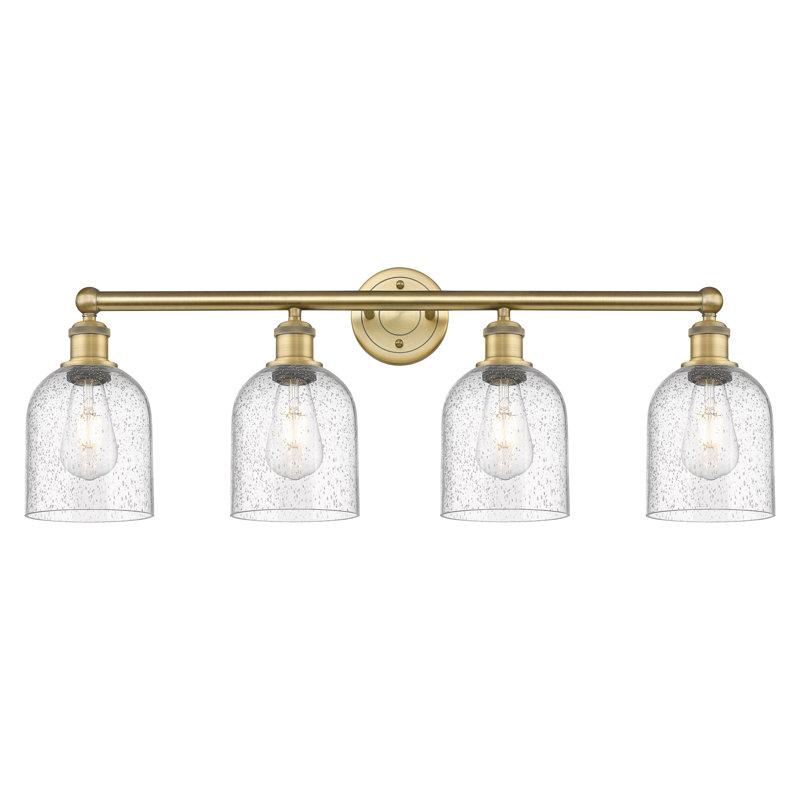 Odaniel 4 - Light Dimmable Vanity Light, Seedy, Brushed Brass