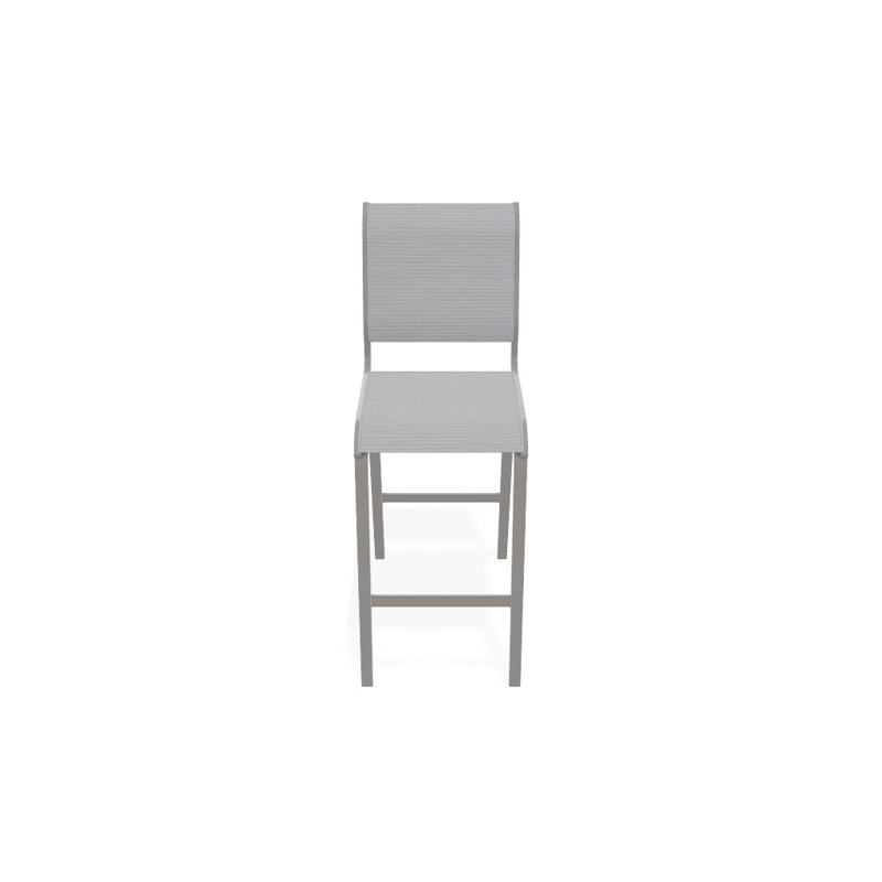 Tabouret de bar 29,5 po Holna, Gris chaleureux texturé, Abalone