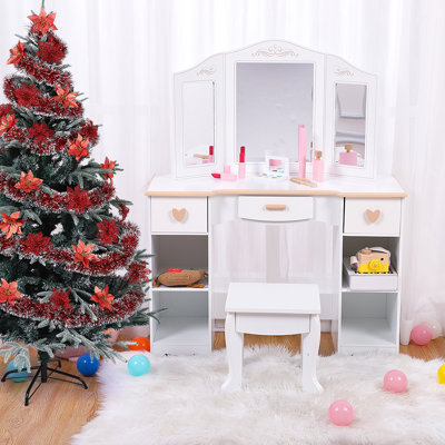 Ikem Kids Vanity Set with Mirror