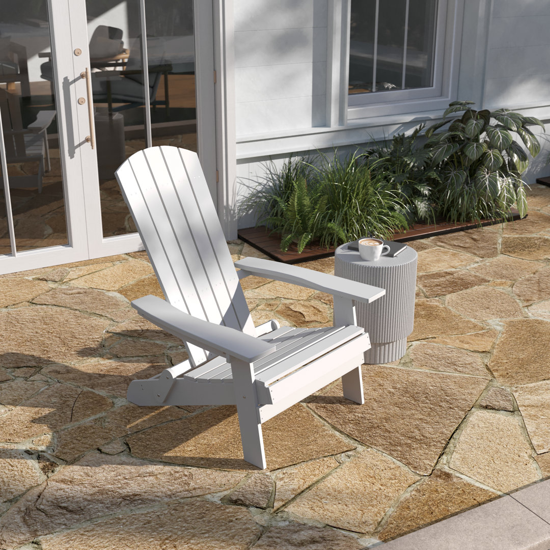 Bayfield All-Weather Poly Resin Indoor/Outdoor Folding Adirondack Chair Taylor & Logan 