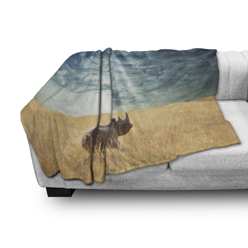 Hand Woven Throw Blanket, 60" W x 80" L