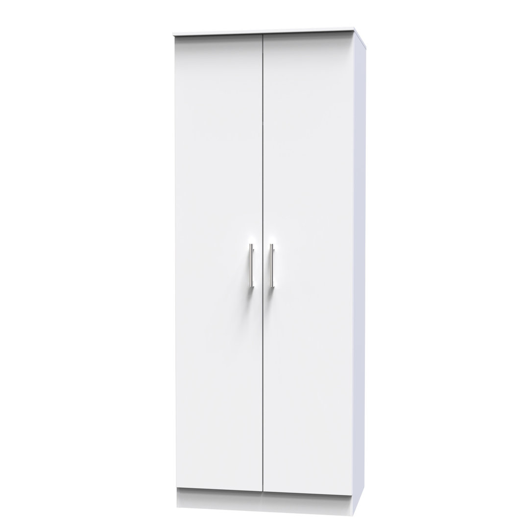 Fully Assembled Devon 2 Door Wardrobe