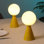 Macie 11.75" Modern Minimalist Globe Rechargeable/Cordless Dimmable Integrated LED Table Lamp with Touch Sensor