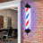 40" Rotating Barber LED Light