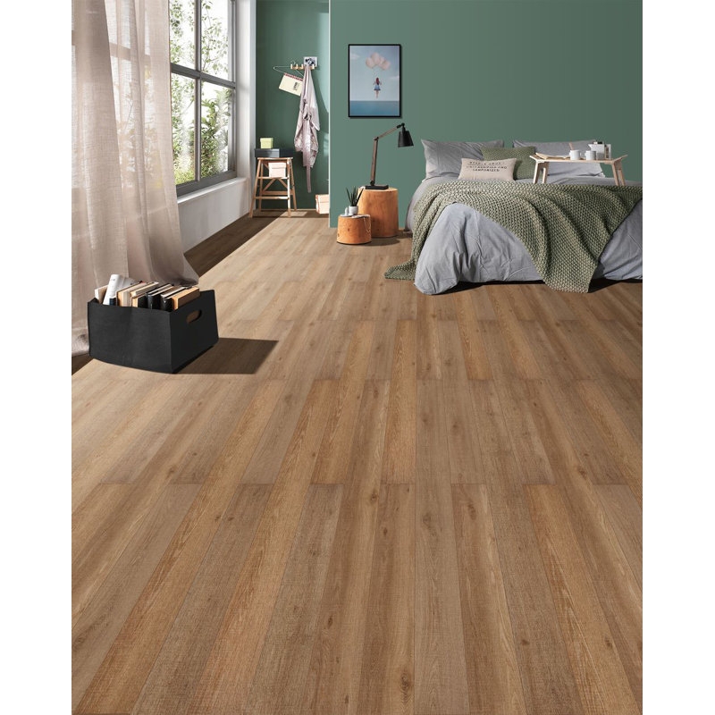 The Festival 9" x 70.87" x 8 mm Waterproof Engineered Vinyl Extra Long plank, Lover's Lass