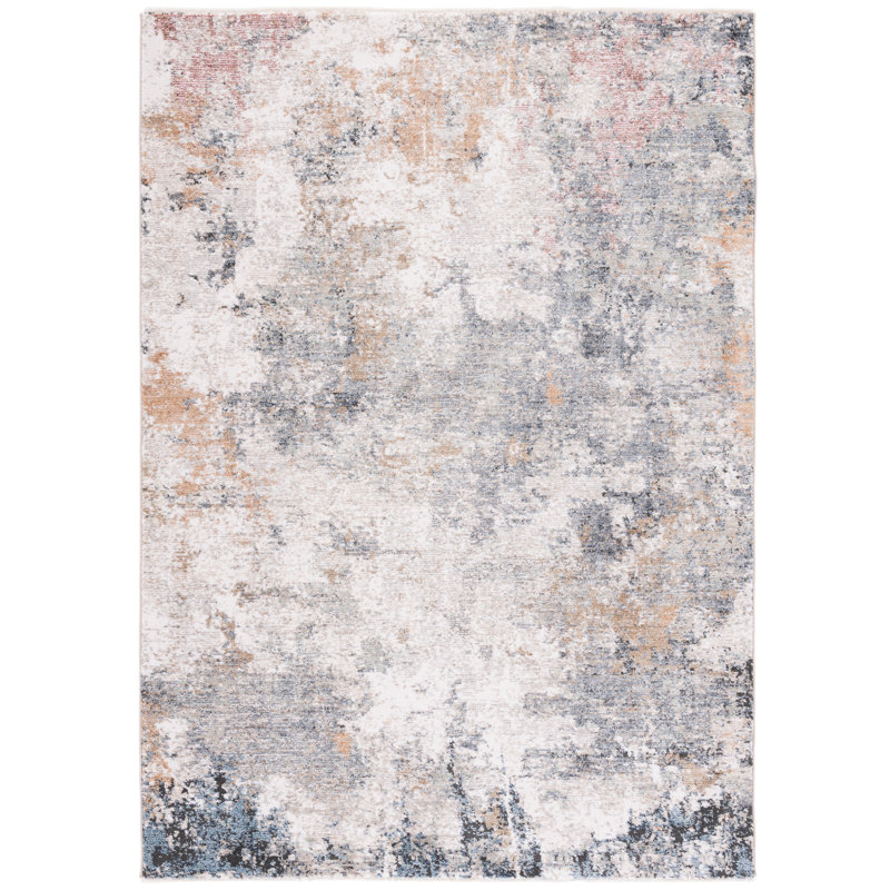 Idhika Performance Abstract Rug, Rectangle 9' x 12'