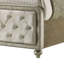 Lit en velours beige Lucienne EK avec DEL-704196913-704196914