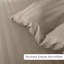 My home store- Microfiber Duvet Cover Set-4 Pcs Satin Stripe Duvet Cover Set with Button closure- Soft Brushed Microfiber Bedding Set with 30 CM Deep Fitted Sheet & Pillowcases-169491083-169491074