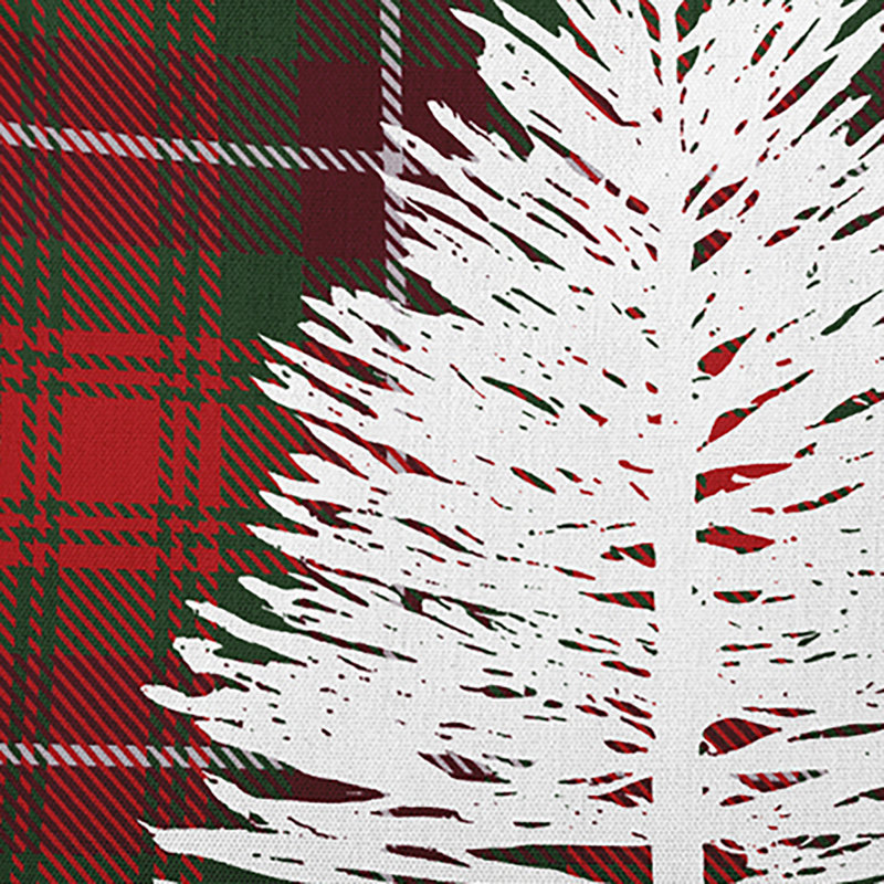 Tartan Accent Pillow, Square 26"H x 26"W