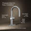 Kohler Crue Single Handle Pull Down Kitchen Faucet with Three-Function Pull Down Sprayer-1791643754