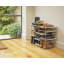 Level Adjustable Shoe Rack - Stores 12 Pairs
