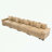 Modular Sectional Couch with 12 Throw Pillows-761621875