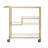 Jurgensen Miranda Steel and Glass Bar Cart-1299622227