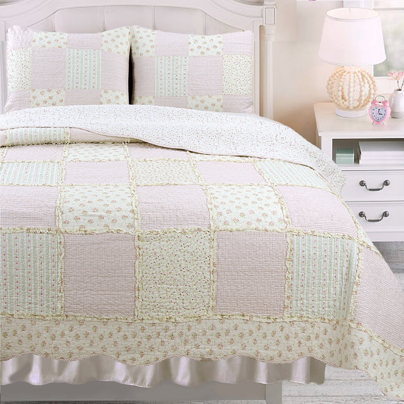Ensemble de courtepointe , Courtepointe grand + 2 couvre-oreillers standard