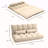 Convertible Floor Sofa Bed, Recliner Armchair Upholstered Sleeper Chair With Pillow For Living Room Bedroom Lounge-114232245-114232242