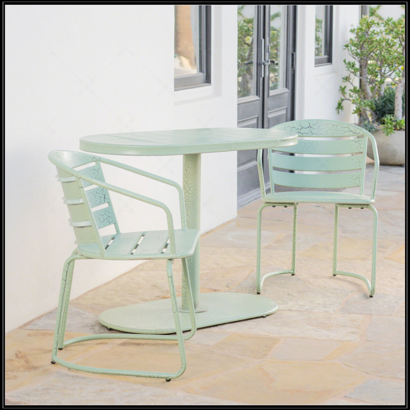 Charming Outdoor Bistro Set, Green