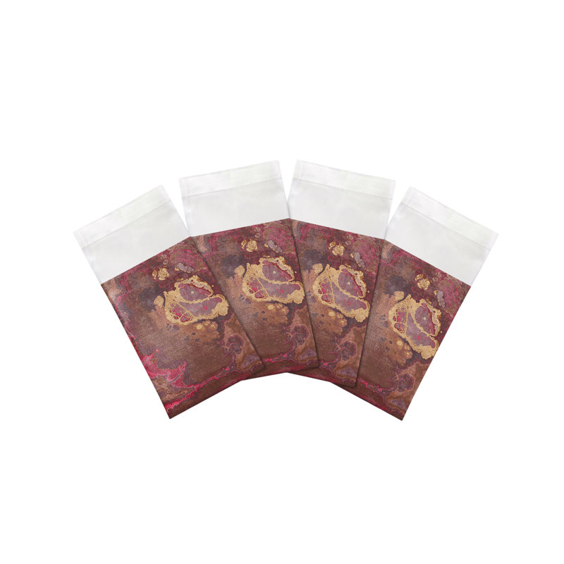 Agate Cotton Sateen Dinner Napkins, Roccocco