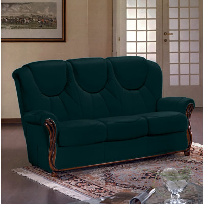 Kirkendall Faux Leather Sofa
