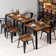 Fernon Dining Table  in a Industrial Style