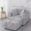 Fauteuil en fausse fourrure avec repose-pieds-210927390