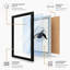 Orca Profile Minimalist - Framed Print-2037812585-2037812588