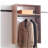Devi Oak Wall Mounted Wood Closet System-588982955