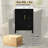 24"Bathroom Vanity With Ceramic Sink, 1 Soft-Close Door, 2 Soft-Close Drawers & Double Door Storage Racks – Compact Rustic Cabinet-1243312144