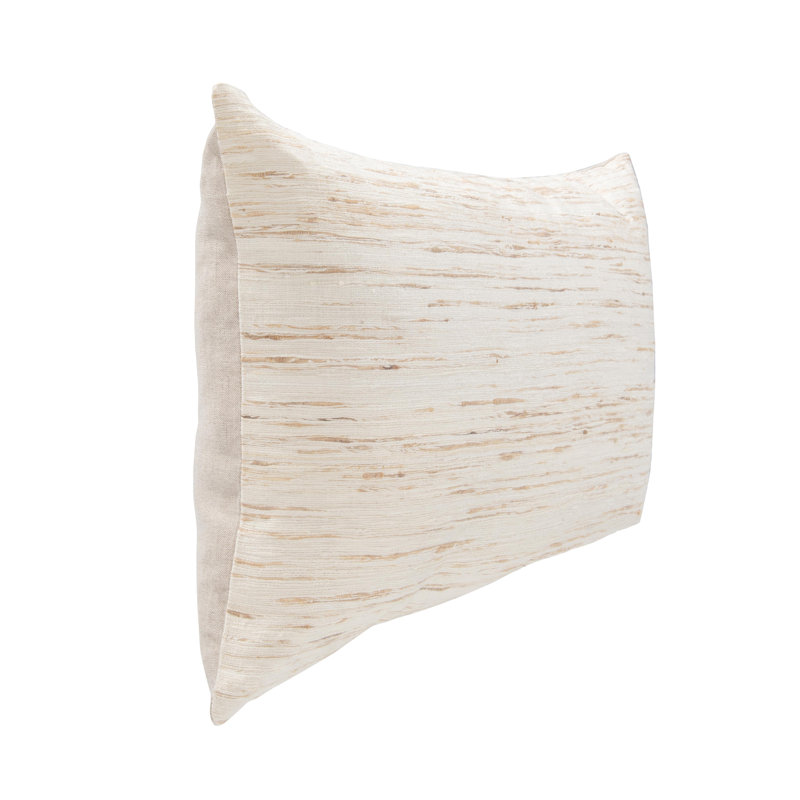 Coussin en soie Dalton, Rectangle H 14 po x l 20 po