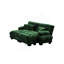 Canapé-lit Cloud Couch pour le salon, canapé 2 places en chenille avec 2 coussins lombaires et 2 coussins décoratifs, canapé rembourré à accoudoirs larges avec 2 repose-pieds-1180374134