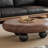 French style simple round coffee table set