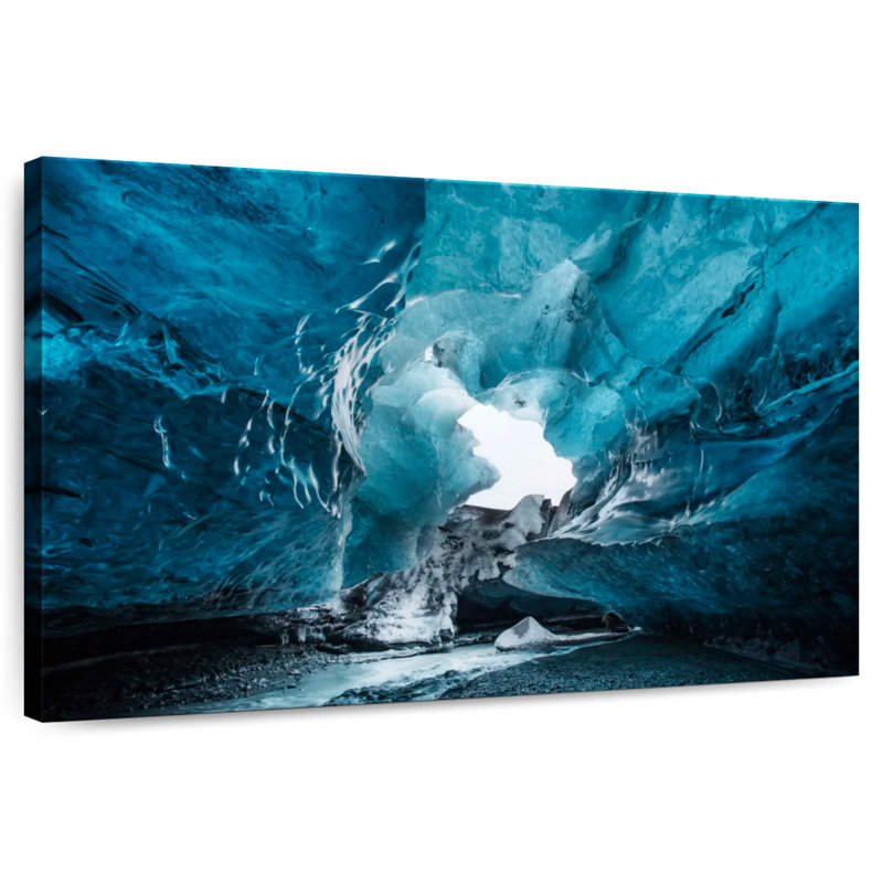 Grotte glaciaire Alvord Watnajokull, H 16 po x l 24 po