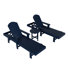 Chaise longue inclinable 77,6 po avec table Altura