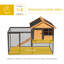 Reynaldo Weather Resistant Small Animal Hutch with Ramp