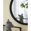 Miroir mural 20 "x 20" avec cadre et finition en bois, miroir mural pour salon, salle à manger, vestibule, salle de bain, bureau