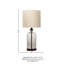 Lampe de table claire 22 po Batty