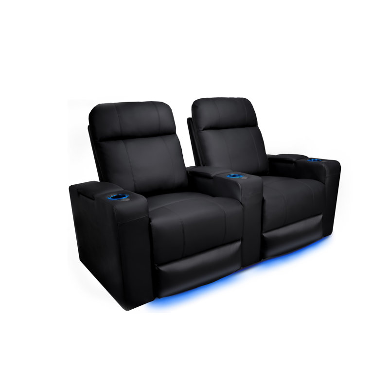 Causeuse de cinéma maison en cuir, 3