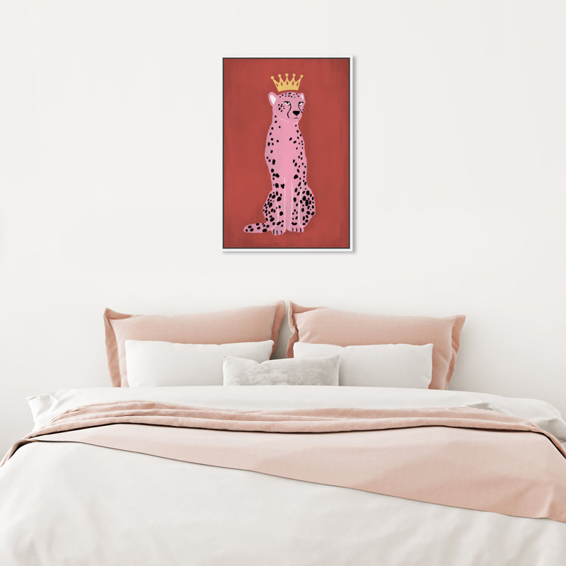Wild Queen - impression sur toile, H 16 po x l 24 po, Cadre blanc