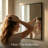 Aluminum Rectangle Bathroom Mirror, 36" x 24" Wall Mirror with Metal Frame，Black-273641496-271973099