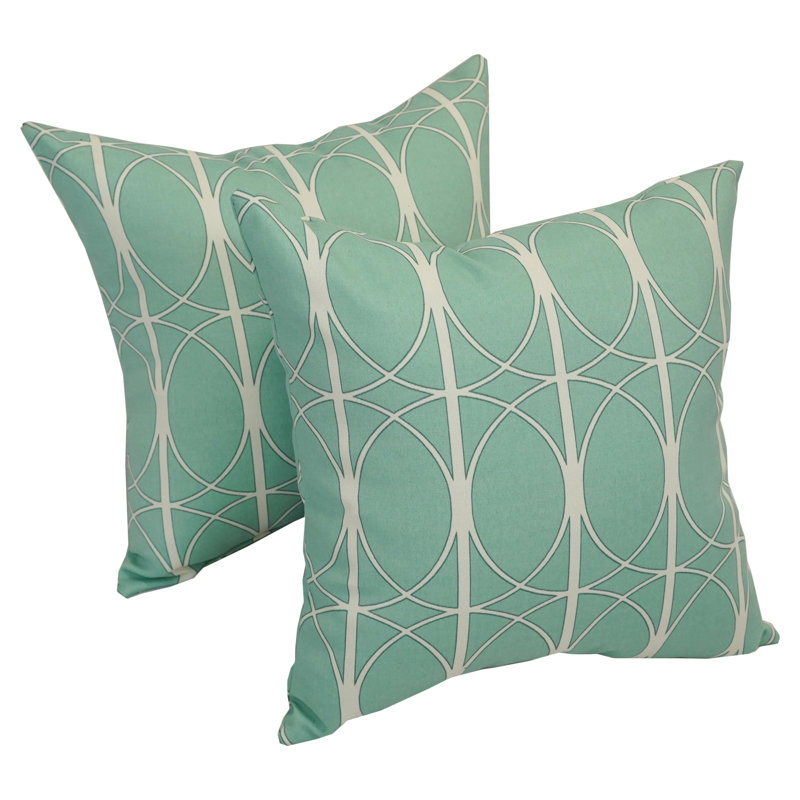 Geometric Reversible Throw Pillow