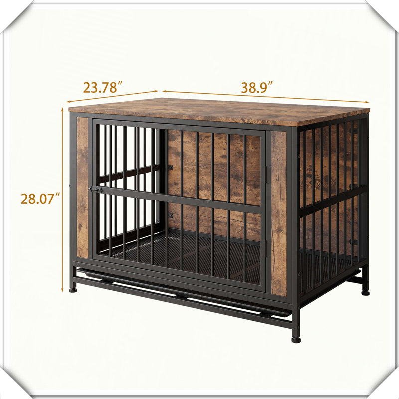 Niche pour animaux de compagnie, H 28,07 po x l 23,78 po x P 38,9 po