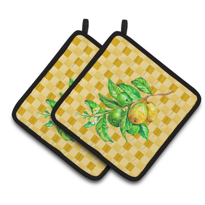 Cuisinier poignée basketweave en guavas de caroline trésors