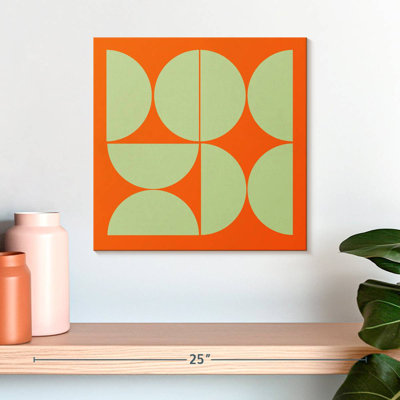 Avery Mid-Century Half Circles Collage I