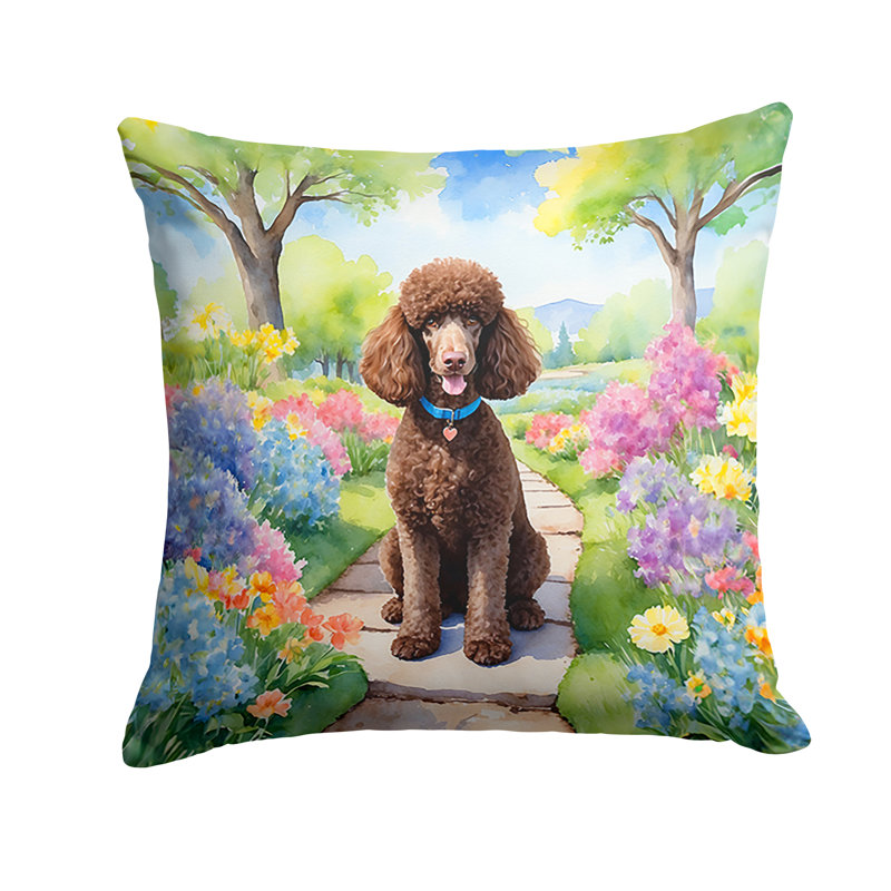 Coussin décoratif intérieur / extérieur Spring Path, H 18 po x l 18 po