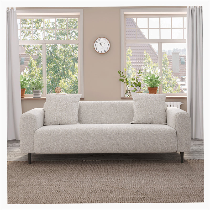 77.2? Large size two Seat Upholstered Sofa